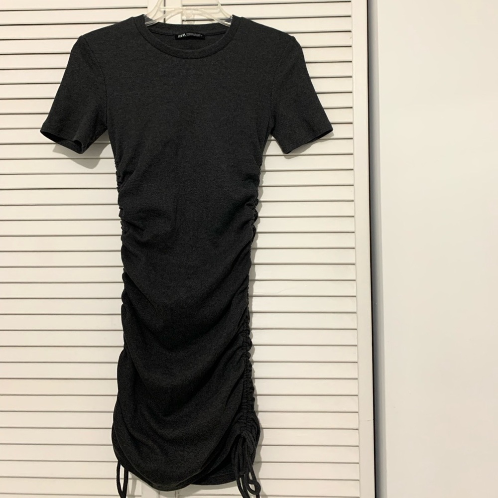 Zara Charcoal Gray Dress Size M